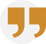 Orange quotation marks symbol